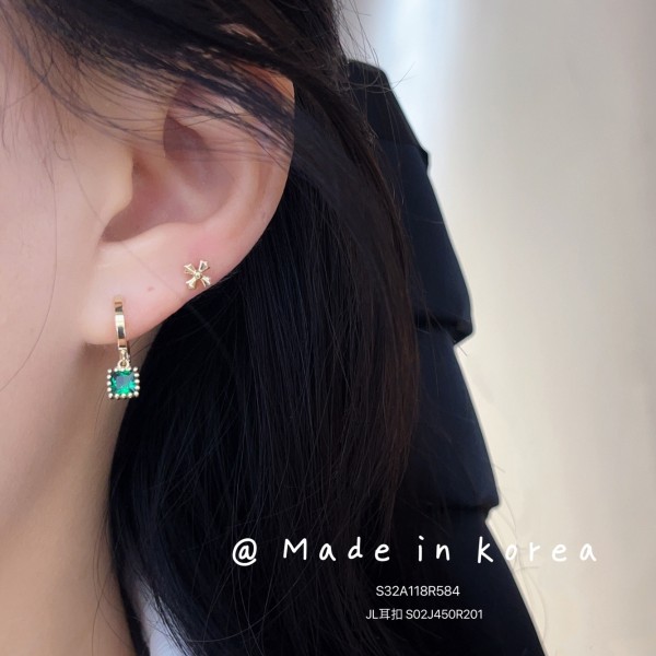14K/10K 金  カラフルイヤピン-065