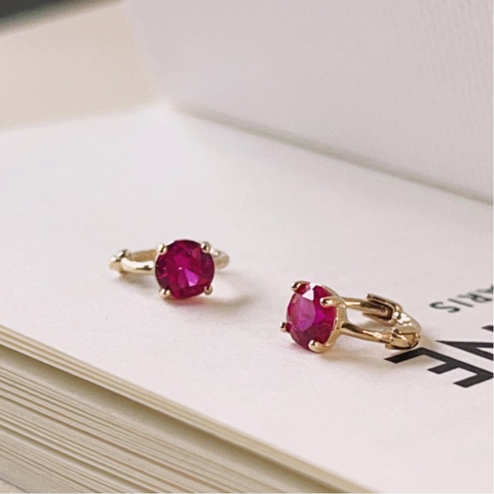 14K/10K 金  カラフルイヤピン-077 14K/10K 金  カラフルイヤピン-077