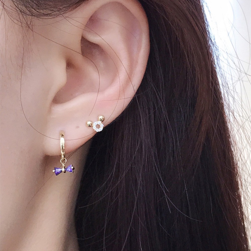 14K/10K 金  カラフルイヤピン-087 14K/10K 金  カラフルイヤピン-087