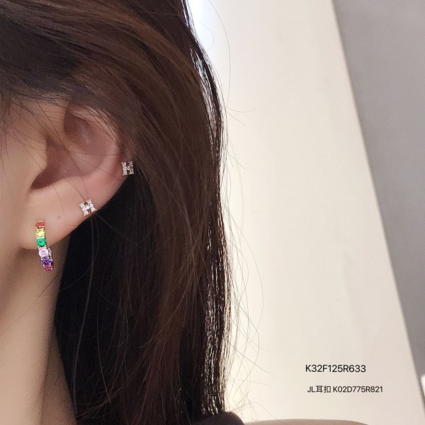 14K/10K 金  カラフルイヤピン-103