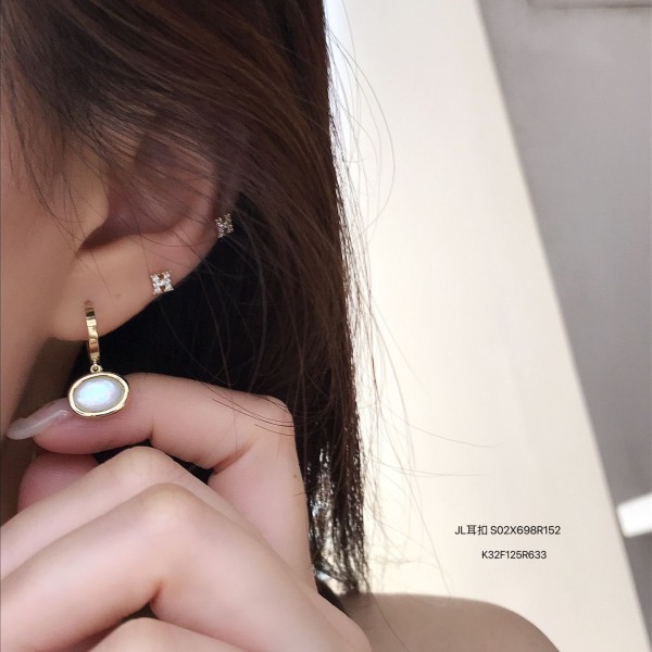 14K/10K 金  カラフルイヤピン-104