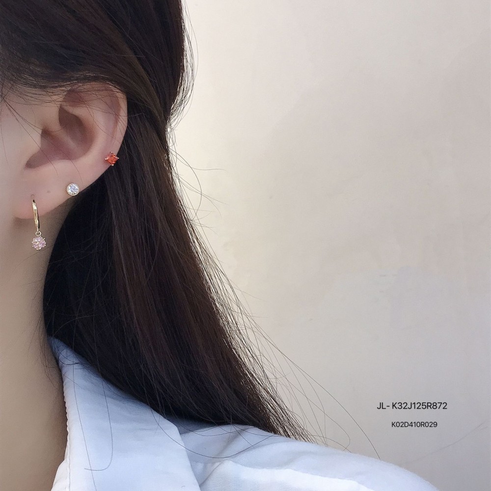 14K/10K 金  カラフルイヤピン-107 14K/10K 金  カラフルイヤピン-107