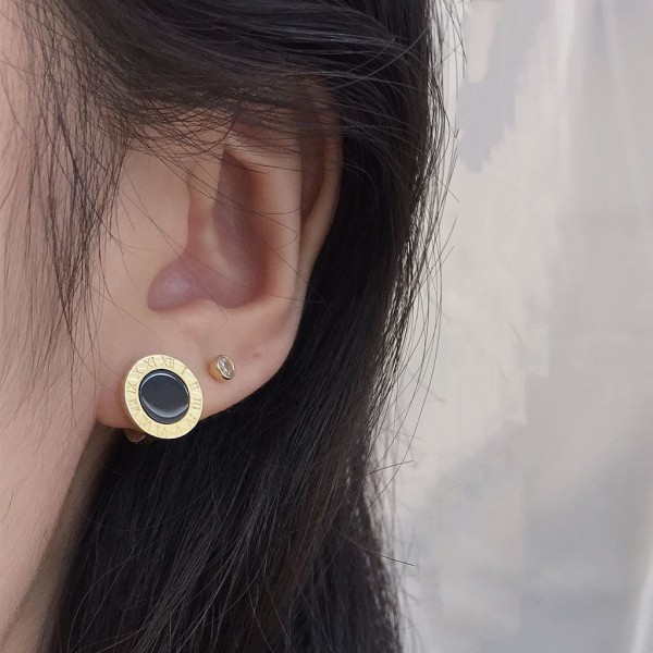 14K/10K 金  カラフルイヤピン-110
