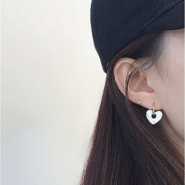 14K/10K 金  カラフルイヤピン-118