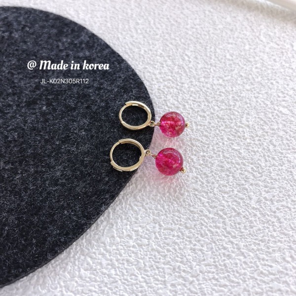 14K/10K 金  カラフルイヤピン-125