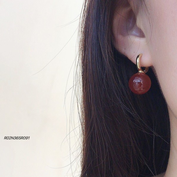 14K/10K 金  カラフルイヤピン-129