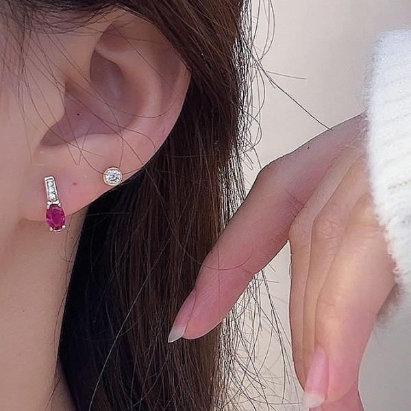 14K/10K 金  カラフルイヤピン-142