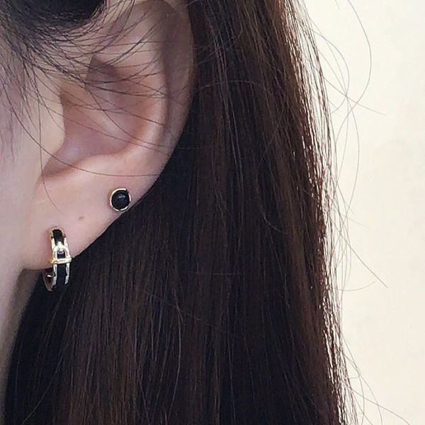 14K/10K 金  カラフルイヤピン-147