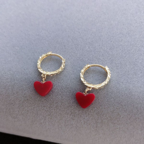 14K/10K 金  カラフルイヤピン-149