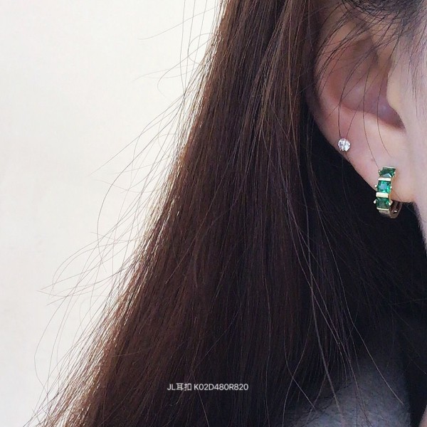 14K/10K 金  カラフルイヤピン-150