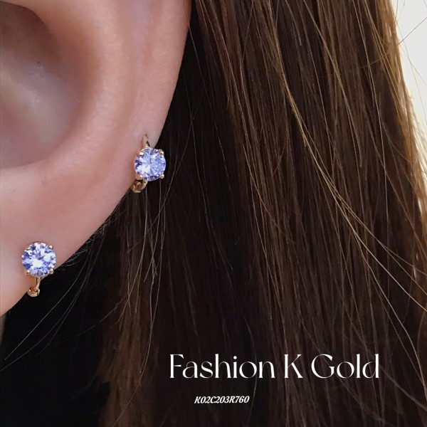 14K/10K 金  カラフルイヤピン-162