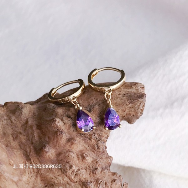 14K/10K 金  カラフルイヤピン-165