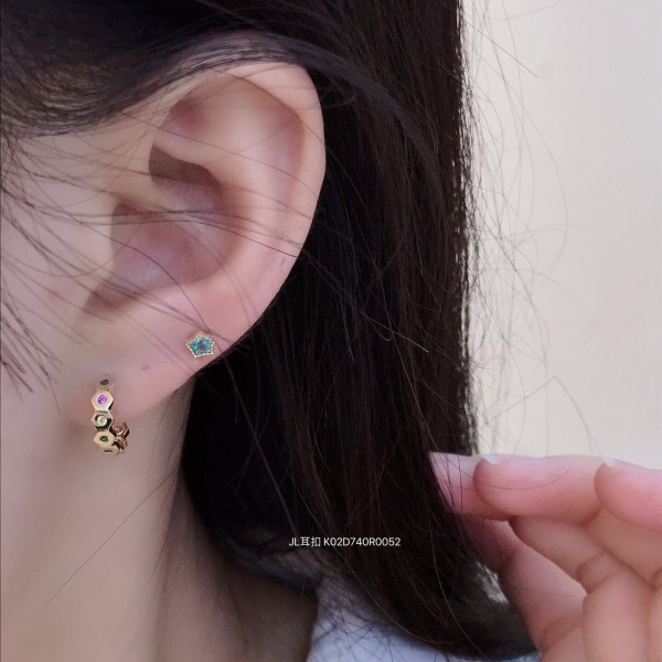 14K/10K 金  カラフルイヤピン-174