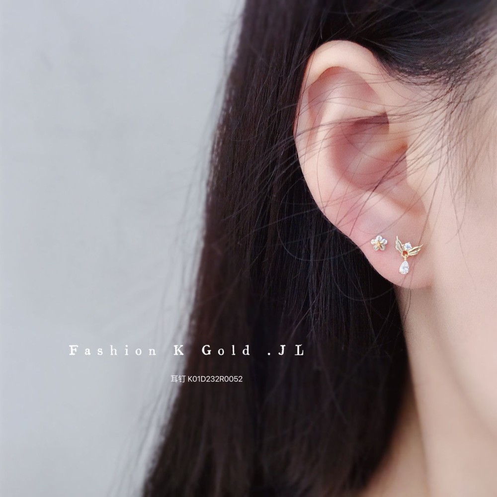 14K 金 イヤピン -003
