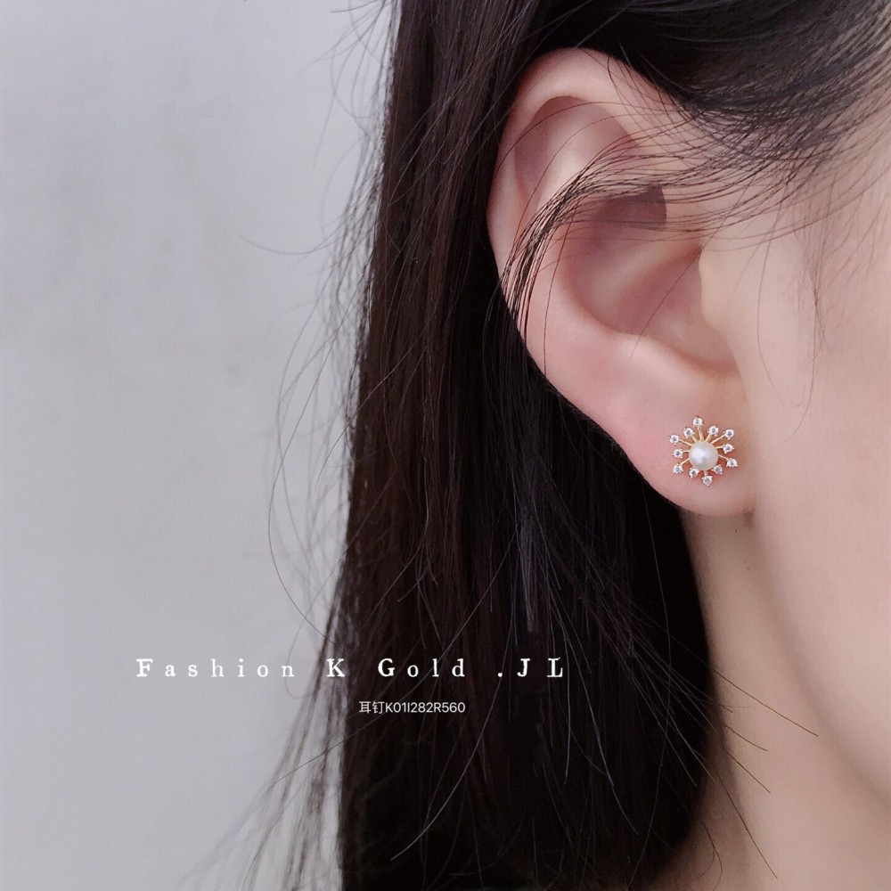 14K 金 イヤピン -013