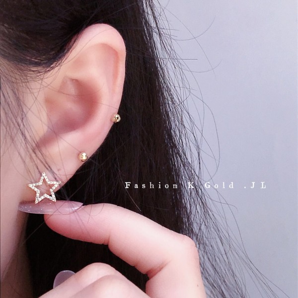 14K 金 イヤピン -017