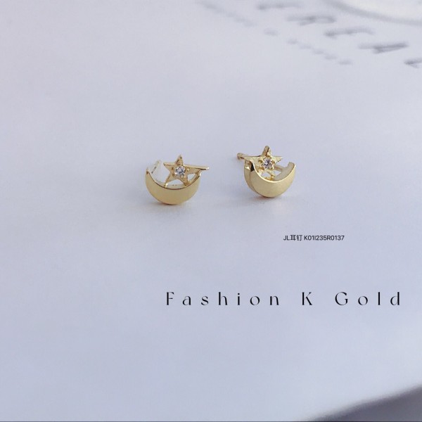 14K 金  イヤピン-073
