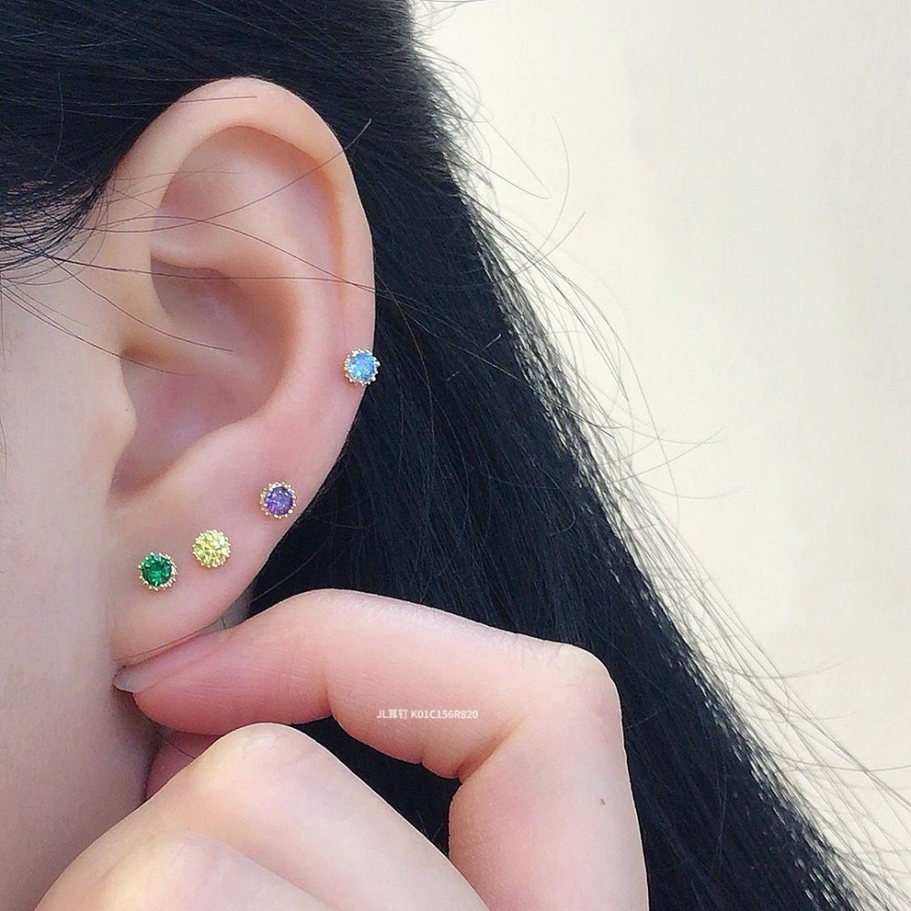 14K 金  イヤピン-091