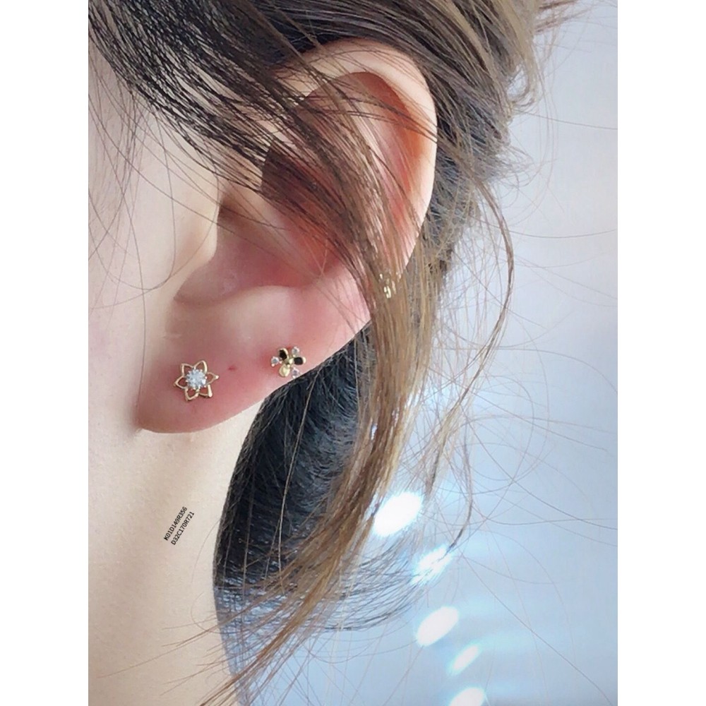 14K 金  イヤピン-101