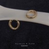 つや出しイヤリング 14K 金-005