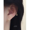 つや出しイヤリング 14K 金-006