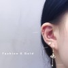 つや出しイヤリング 14K 金-012