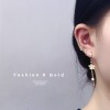 つや出しイヤリング 14K 金-013