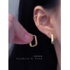 つや出しイヤリング 14K 金-022