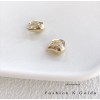 つや出しイヤリング 14K 金-031
