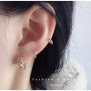 つや出しイヤリング 14K 金-034