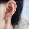 つや出しイヤリング 14K 金-035