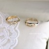 つや出しイヤリング 14K 金-038