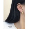 つや出しイヤリング 14K 金-040