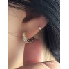 つや出しイヤリング 14K 金-046