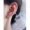 つや出しイヤリング 14K 金-048