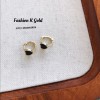 つや出しイヤリング 14K 金-062