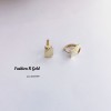 つや出しイヤリング 14K 金-063