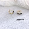 つや出しイヤリング 14K 金-065