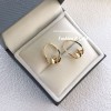 つや出しイヤリング 14K 金-067