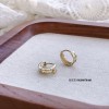 つや出しイヤリング 14K 金-068