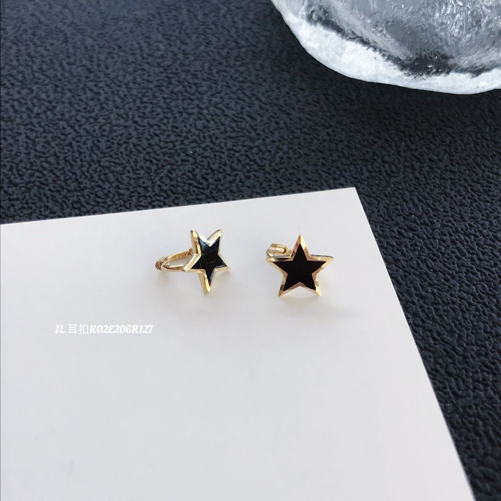 つや出しイヤリング 14K 金-071