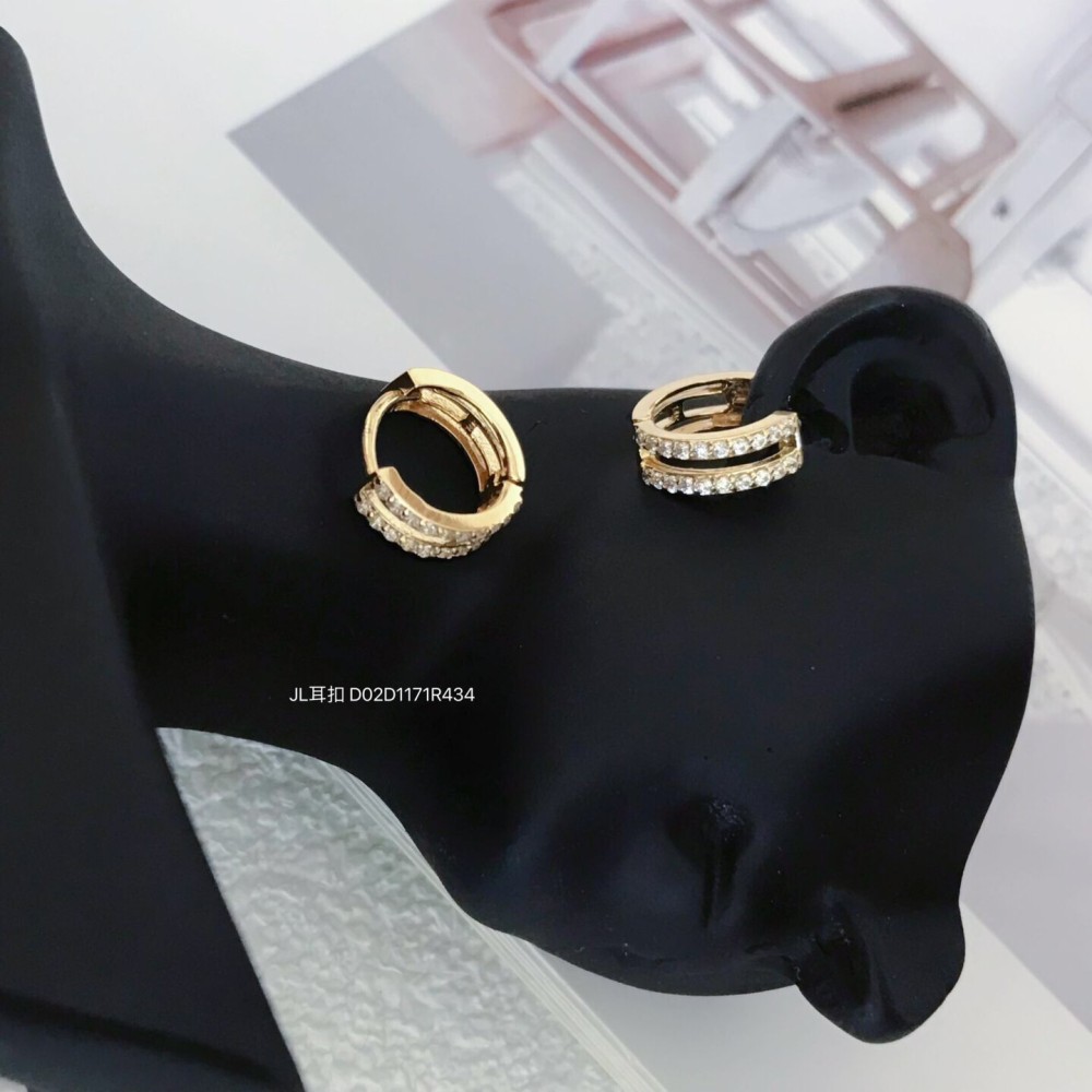 14K 金 ジルコニアイヤリング-004