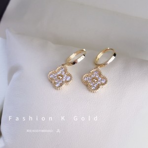 14K 金 ジルコニアイヤリング-006