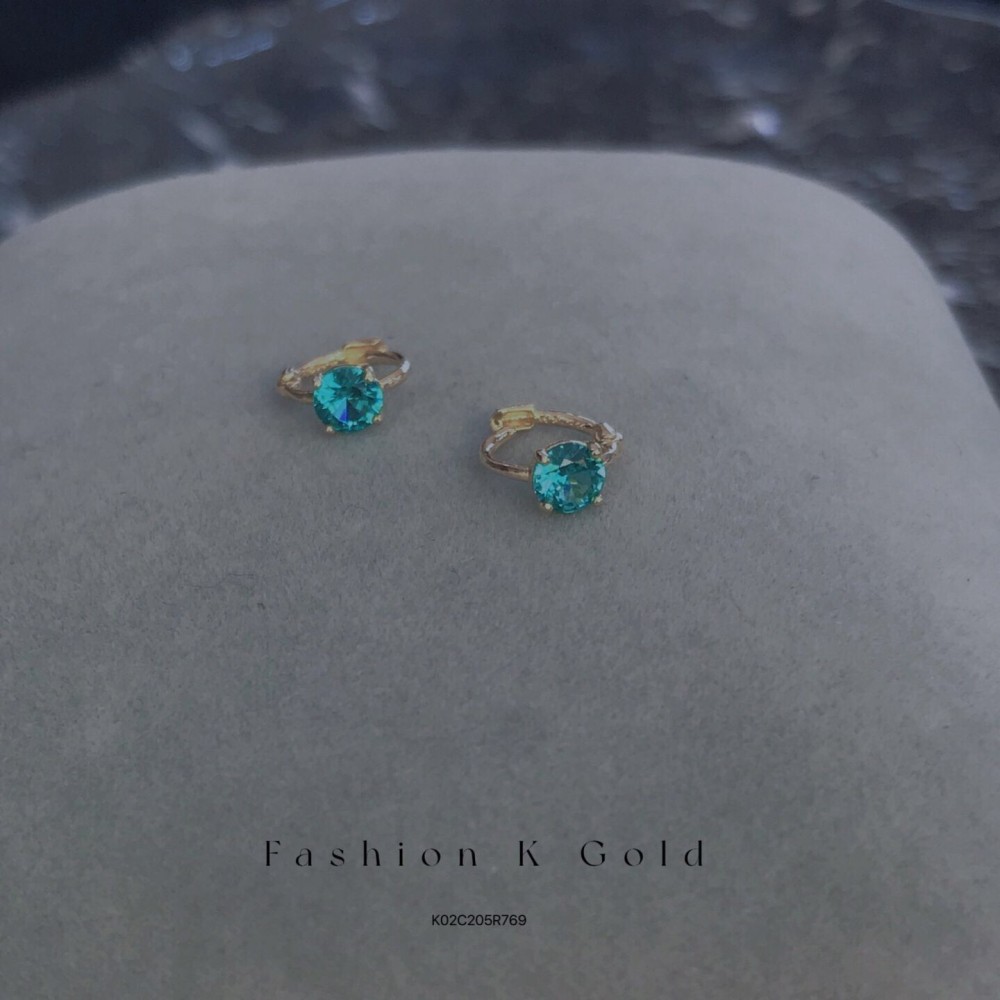 14K 金 ジルコニアイヤリング-009