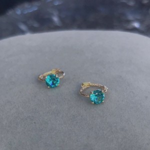 14K 金 ジルコニアイヤリング-009