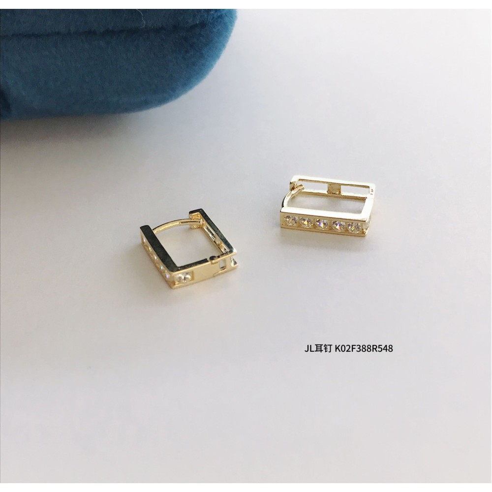 14K 金 ジルコニアイヤリング-058