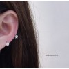 14K 金 ジルコニアイヤリング-067