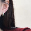 14K 金 ジルコニアイヤリング-069