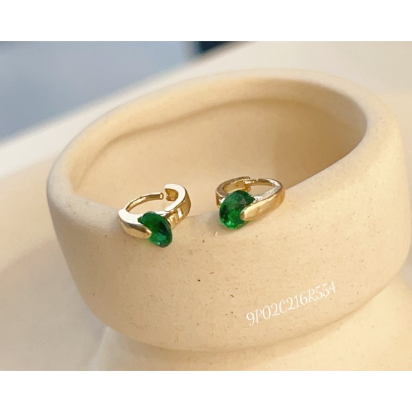 14K 金 ジルコニアイヤリング-075