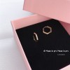 14K 金 ジルコニアイヤリング-091